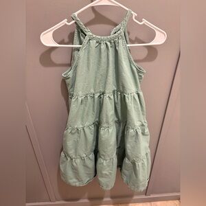 Wonder Nation Mint Green Tiered Dress